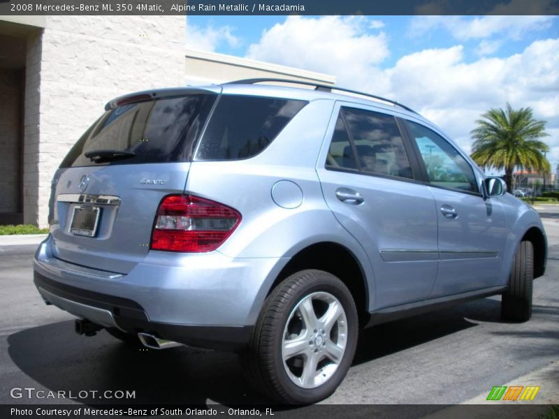 Alpine Rain Metallic / Macadamia 2008 Mercedes-Benz ML 350 4Matic