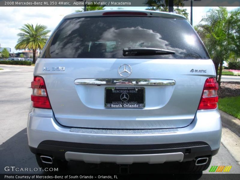 Alpine Rain Metallic / Macadamia 2008 Mercedes-Benz ML 350 4Matic