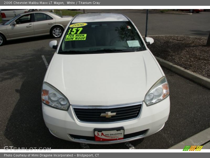 White / Titanium Gray 2006 Chevrolet Malibu Maxx LT Wagon