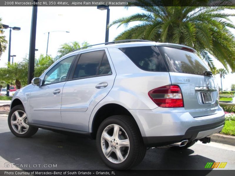 Alpine Rain Metallic / Macadamia 2008 Mercedes-Benz ML 350 4Matic