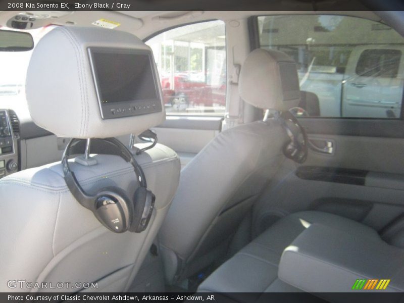 Ebony Black / Gray 2008 Kia Sorento EX