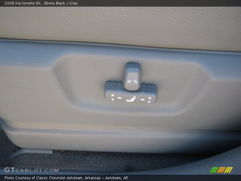 Ebony Black / Gray 2008 Kia Sorento EX