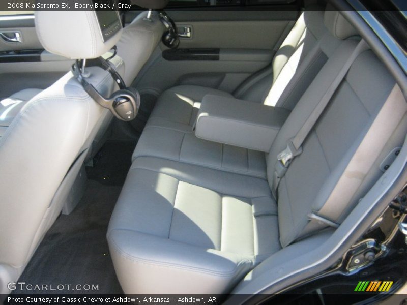 Ebony Black / Gray 2008 Kia Sorento EX