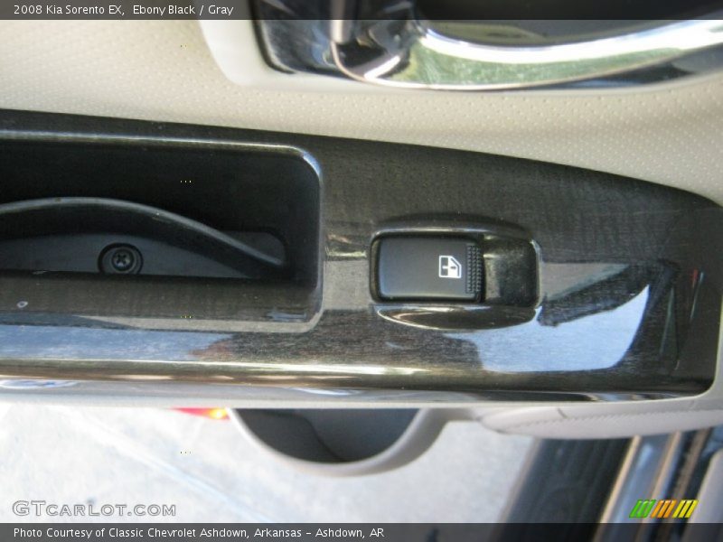 Ebony Black / Gray 2008 Kia Sorento EX