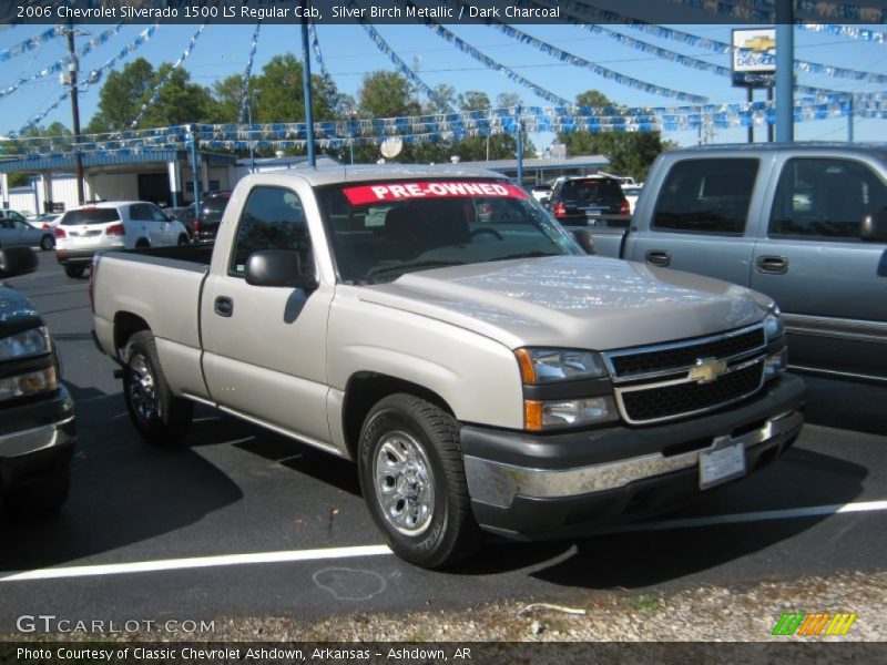 Silver Birch Metallic / Dark Charcoal 2006 Chevrolet Silverado 1500 LS Regular Cab