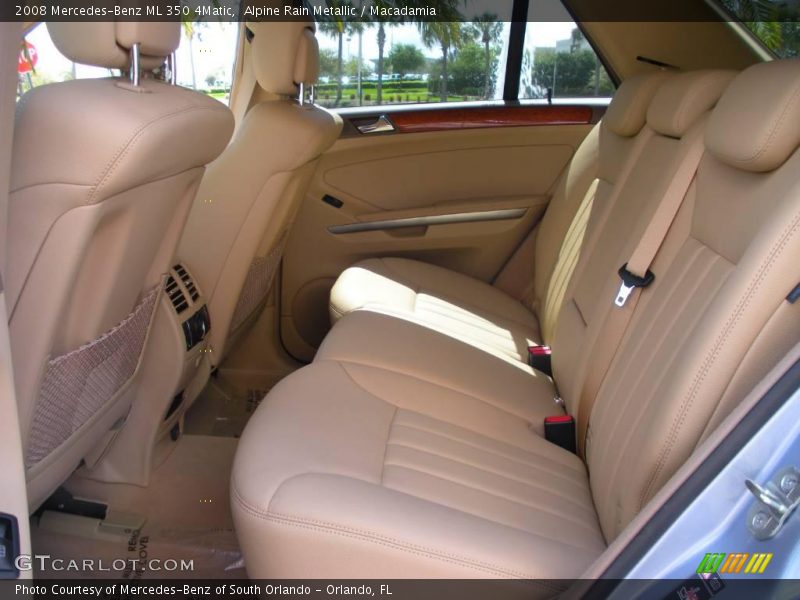 Alpine Rain Metallic / Macadamia 2008 Mercedes-Benz ML 350 4Matic
