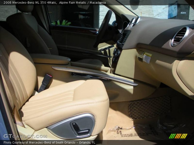 Alpine Rain Metallic / Macadamia 2008 Mercedes-Benz ML 350 4Matic