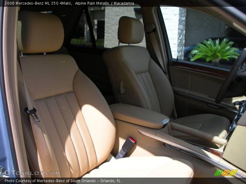 Alpine Rain Metallic / Macadamia 2008 Mercedes-Benz ML 350 4Matic