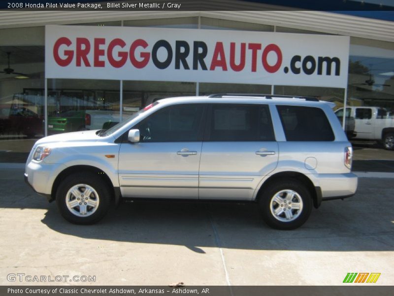 Billet Silver Metallic / Gray 2008 Honda Pilot Value Package