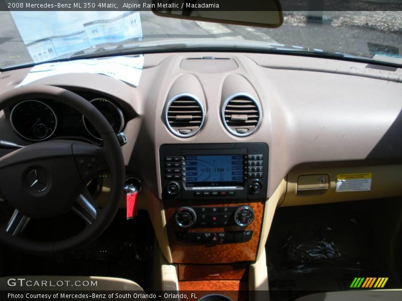 Alpine Rain Metallic / Macadamia 2008 Mercedes-Benz ML 350 4Matic
