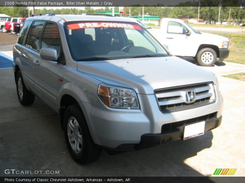 Billet Silver Metallic / Gray 2008 Honda Pilot Value Package