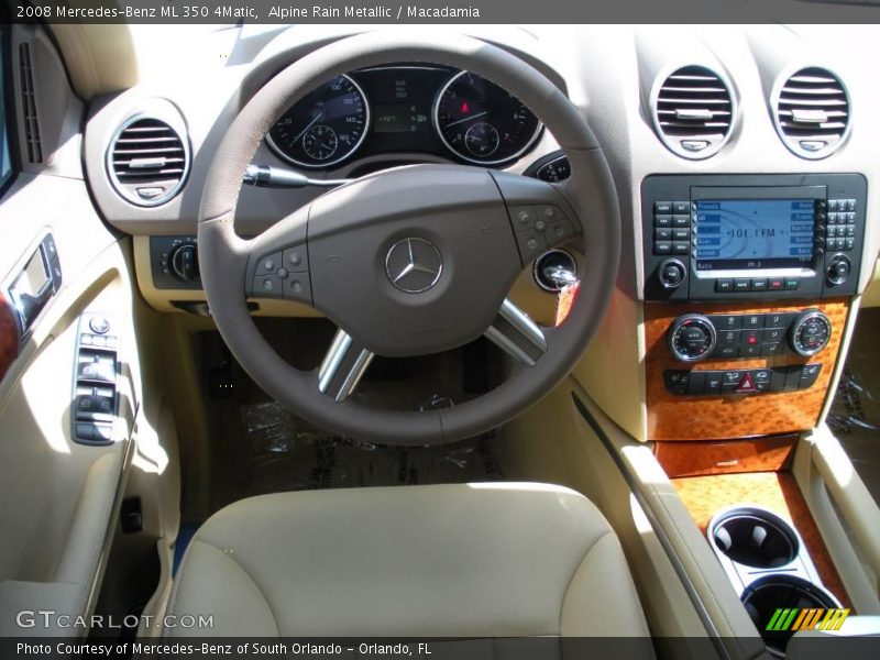 Alpine Rain Metallic / Macadamia 2008 Mercedes-Benz ML 350 4Matic
