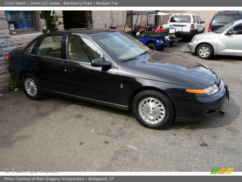 Blackberry Pearl / Medium Tan 2000 Saturn L Series LS2 Sedan