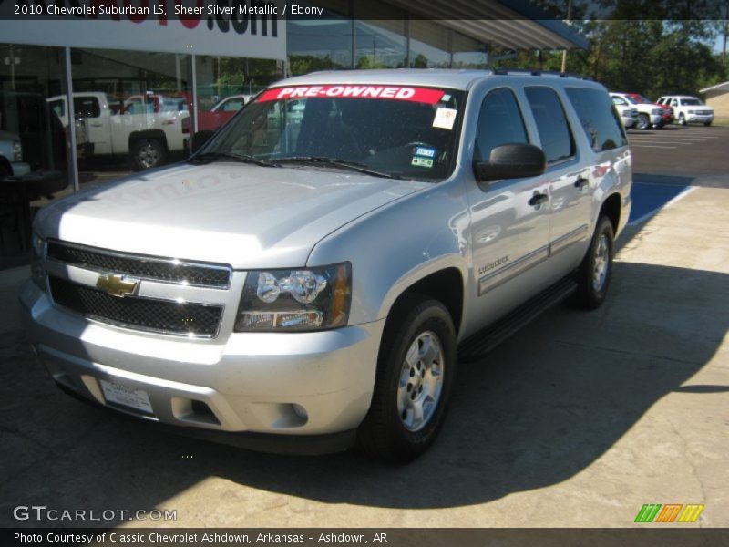 Sheer Silver Metallic / Ebony 2010 Chevrolet Suburban LS