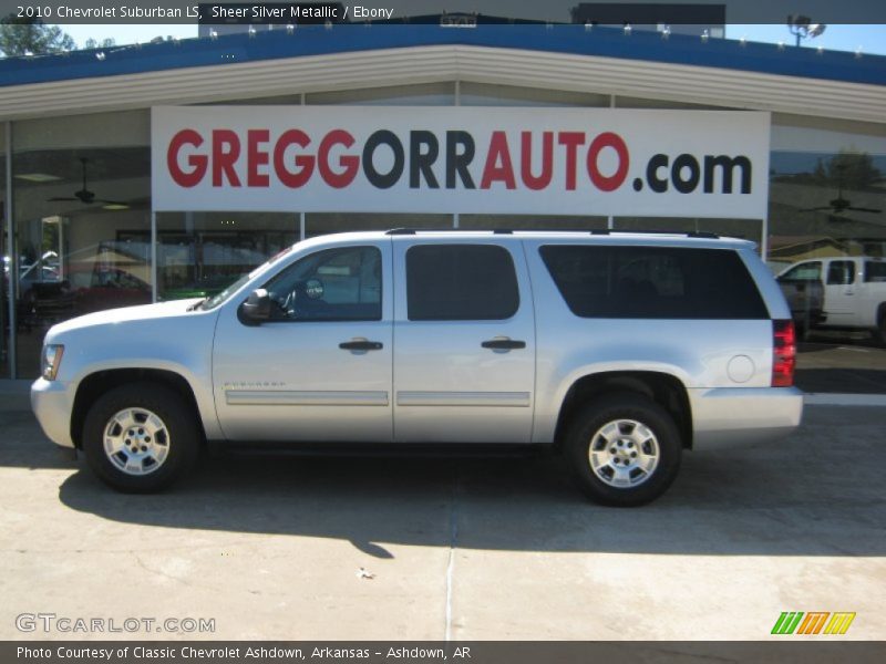 Sheer Silver Metallic / Ebony 2010 Chevrolet Suburban LS