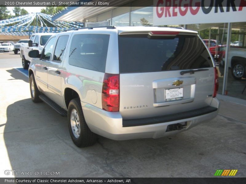 Sheer Silver Metallic / Ebony 2010 Chevrolet Suburban LS