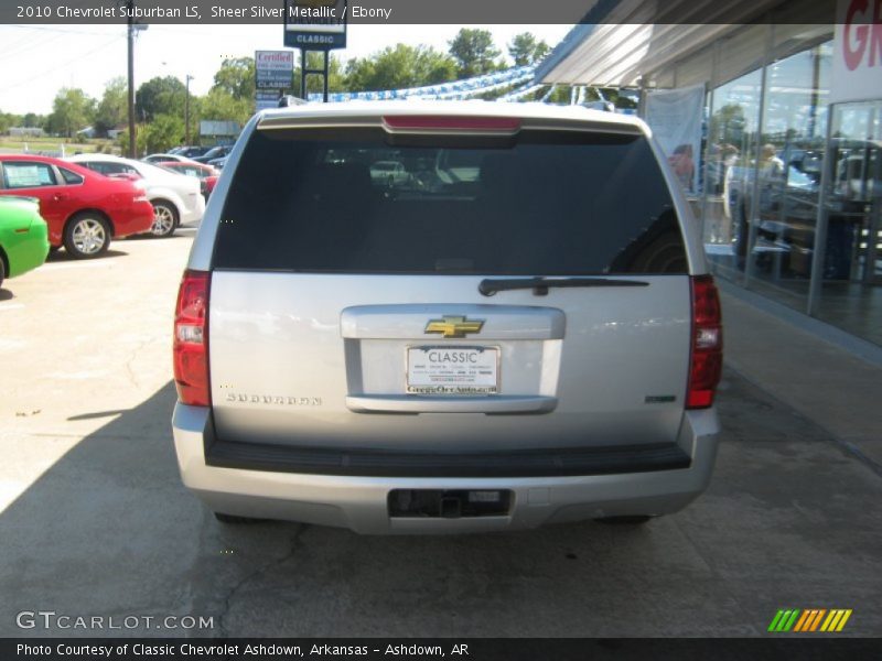 Sheer Silver Metallic / Ebony 2010 Chevrolet Suburban LS