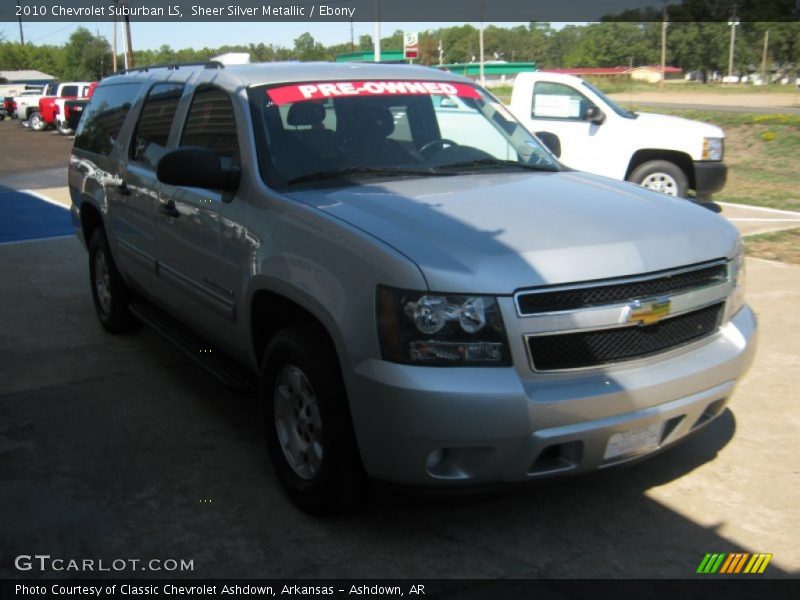 Sheer Silver Metallic / Ebony 2010 Chevrolet Suburban LS