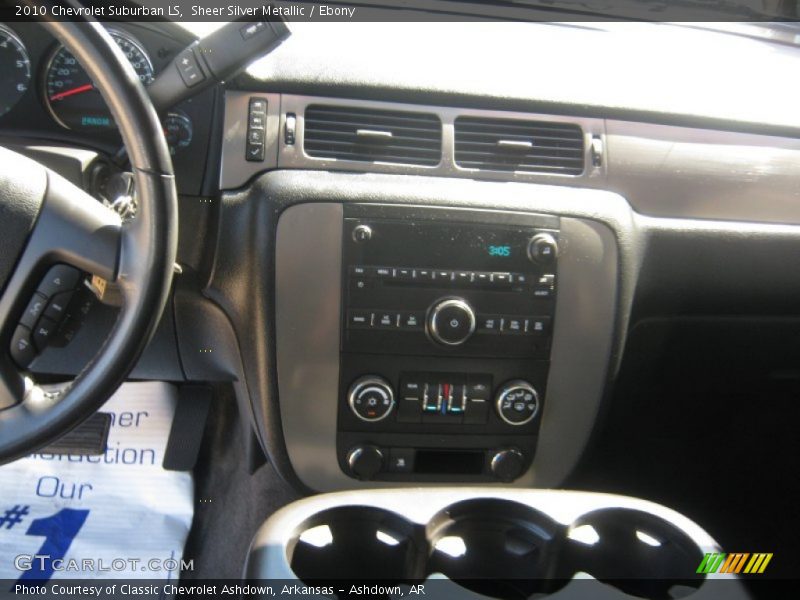 Sheer Silver Metallic / Ebony 2010 Chevrolet Suburban LS