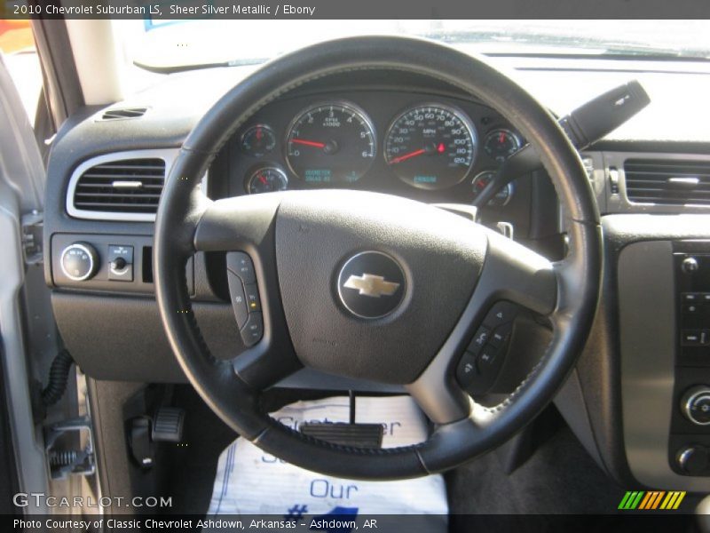 Sheer Silver Metallic / Ebony 2010 Chevrolet Suburban LS