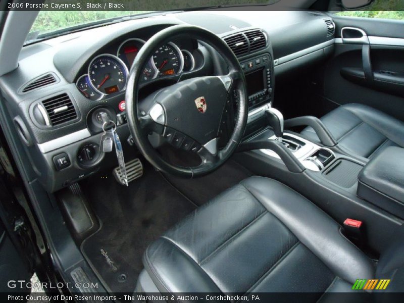 Black / Black 2006 Porsche Cayenne S