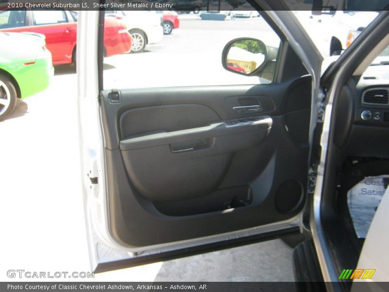Sheer Silver Metallic / Ebony 2010 Chevrolet Suburban LS