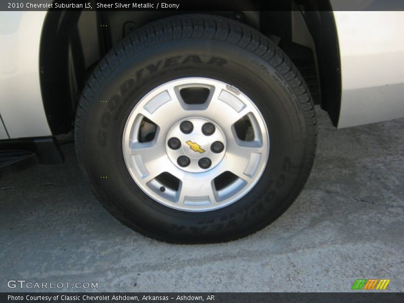 Sheer Silver Metallic / Ebony 2010 Chevrolet Suburban LS