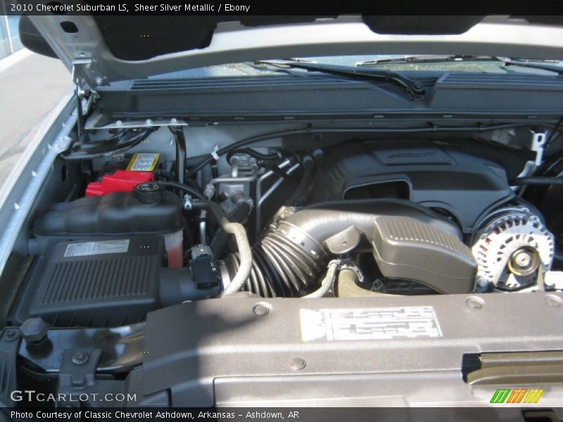 Sheer Silver Metallic / Ebony 2010 Chevrolet Suburban LS