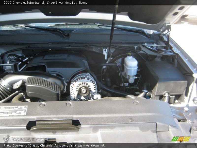 Sheer Silver Metallic / Ebony 2010 Chevrolet Suburban LS