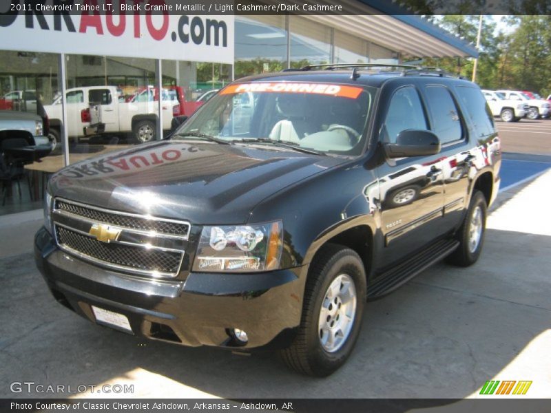 Black Granite Metallic / Light Cashmere/Dark Cashmere 2011 Chevrolet Tahoe LT