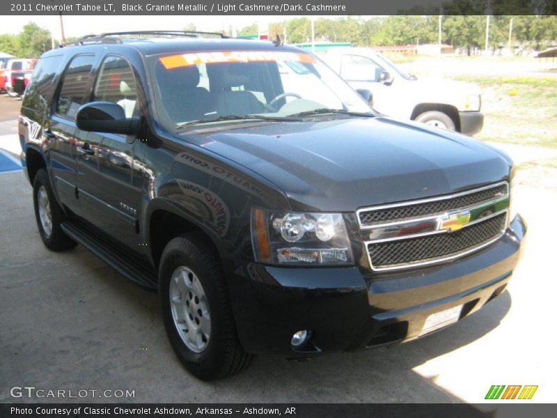 Black Granite Metallic / Light Cashmere/Dark Cashmere 2011 Chevrolet Tahoe LT