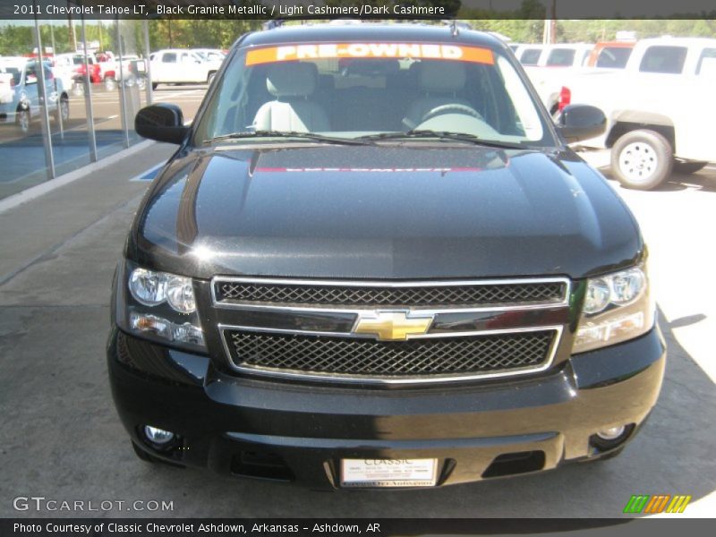 Black Granite Metallic / Light Cashmere/Dark Cashmere 2011 Chevrolet Tahoe LT
