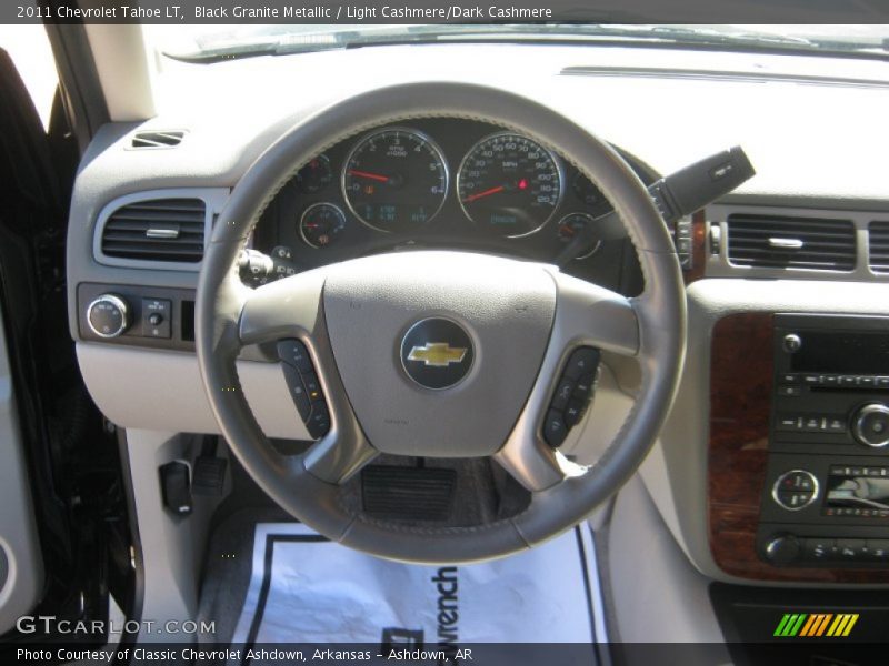 Black Granite Metallic / Light Cashmere/Dark Cashmere 2011 Chevrolet Tahoe LT