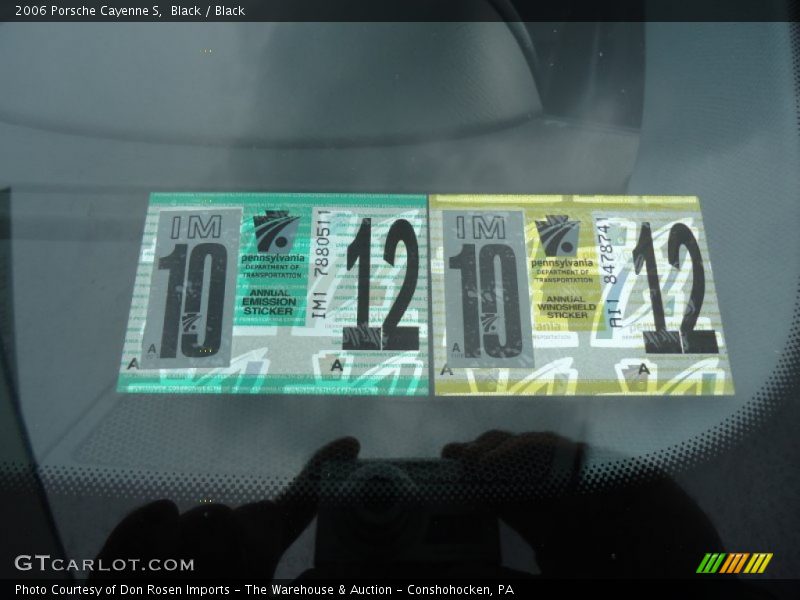 Black / Black 2006 Porsche Cayenne S