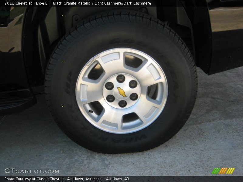 Black Granite Metallic / Light Cashmere/Dark Cashmere 2011 Chevrolet Tahoe LT