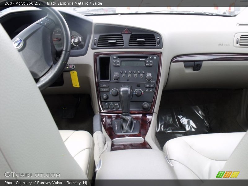 Black Sapphire Metallic / Beige 2007 Volvo S60 2.5T