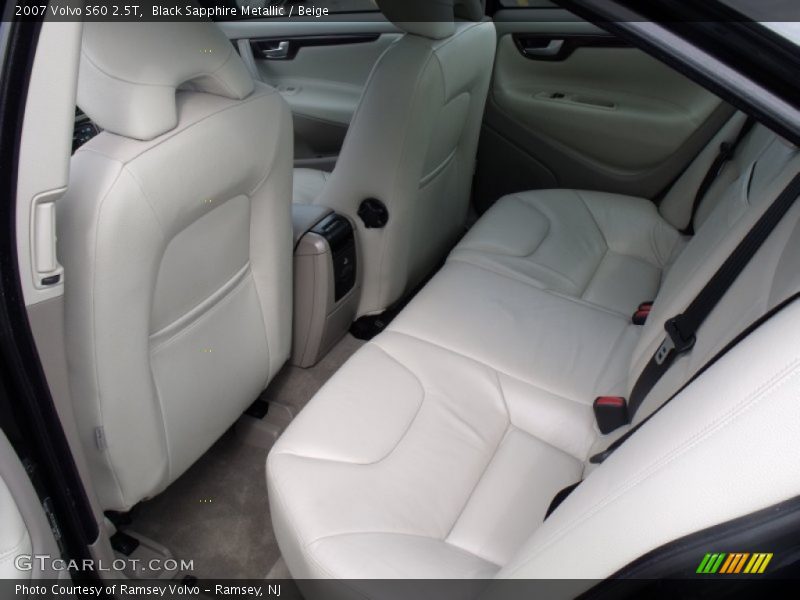 Black Sapphire Metallic / Beige 2007 Volvo S60 2.5T