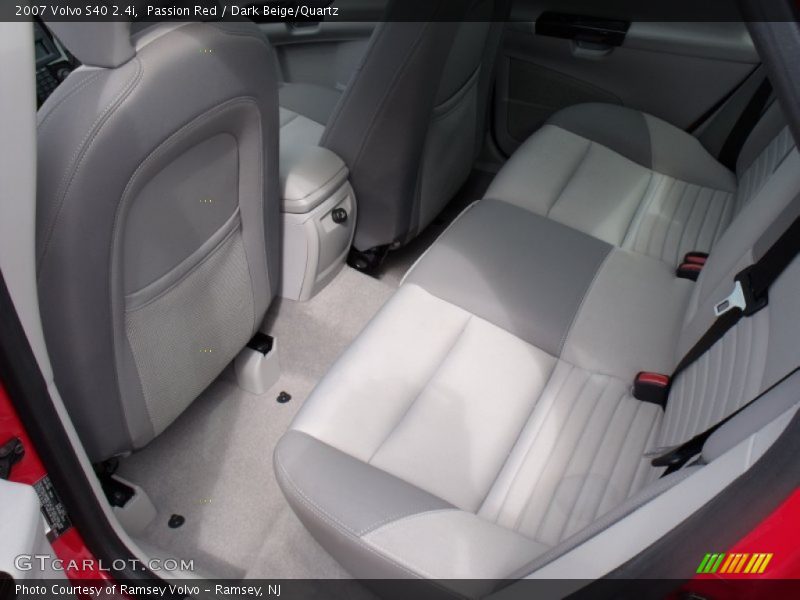 Passion Red / Dark Beige/Quartz 2007 Volvo S40 2.4i