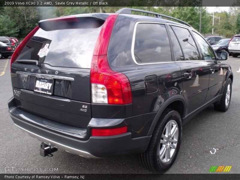 Savile Grey Metallic / Off Black 2009 Volvo XC90 3.2 AWD