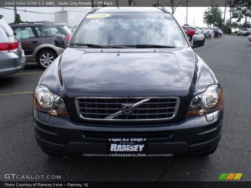 Savile Grey Metallic / Off Black 2009 Volvo XC90 3.2 AWD
