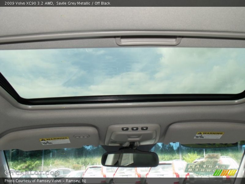 Savile Grey Metallic / Off Black 2009 Volvo XC90 3.2 AWD