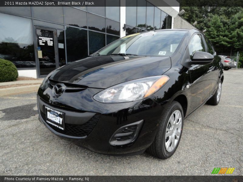 Brilliant Black / Black 2011 Mazda MAZDA2 Sport