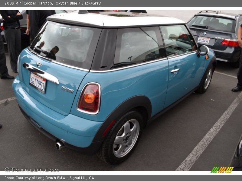 Oxygen Blue / Black/Grey 2009 Mini Cooper Hardtop