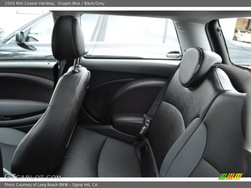 Oxygen Blue / Black/Grey 2009 Mini Cooper Hardtop