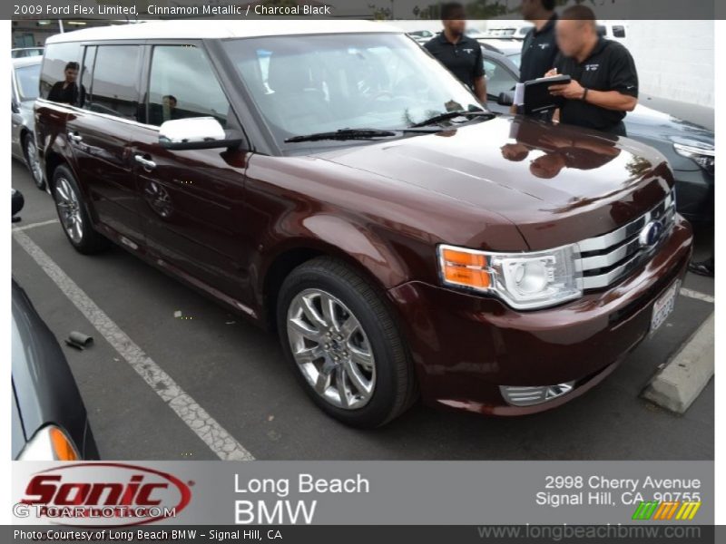 Cinnamon Metallic / Charcoal Black 2009 Ford Flex Limited