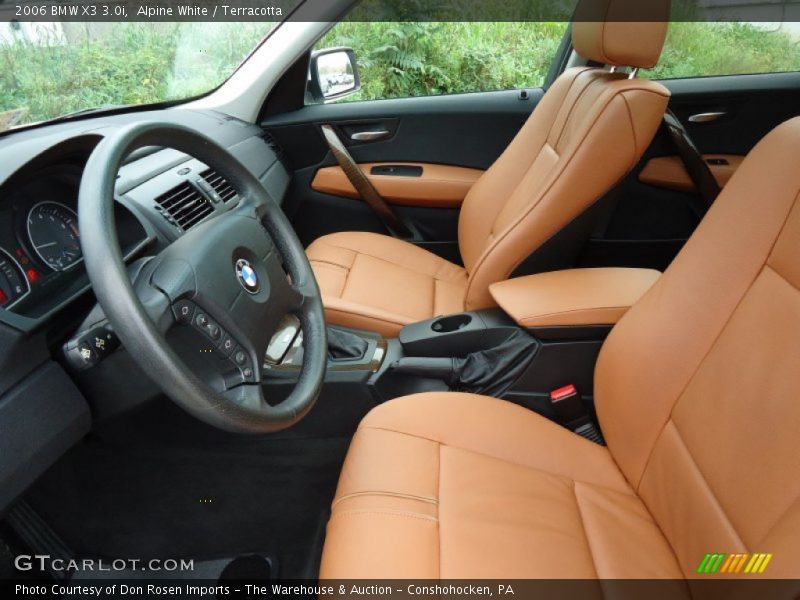 Alpine White / Terracotta 2006 BMW X3 3.0i