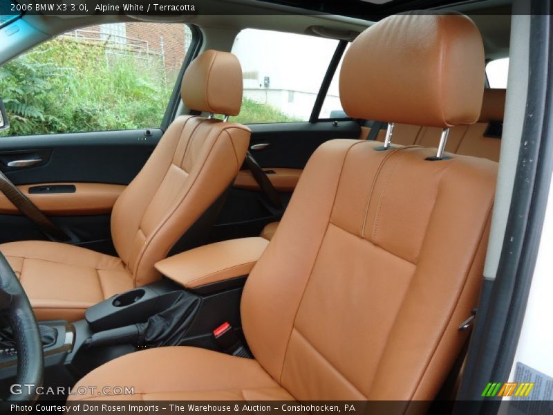 Alpine White / Terracotta 2006 BMW X3 3.0i