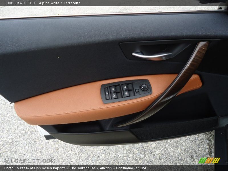 Alpine White / Terracotta 2006 BMW X3 3.0i