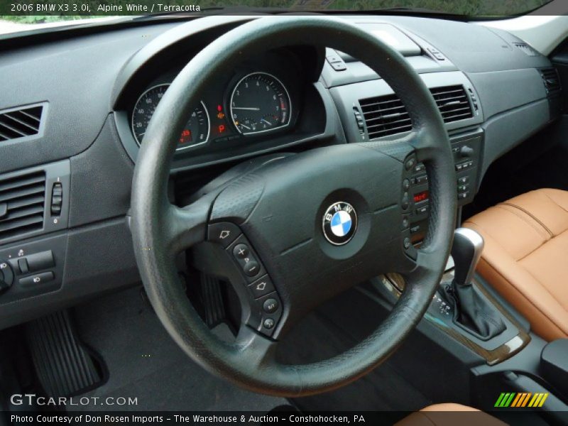 Alpine White / Terracotta 2006 BMW X3 3.0i