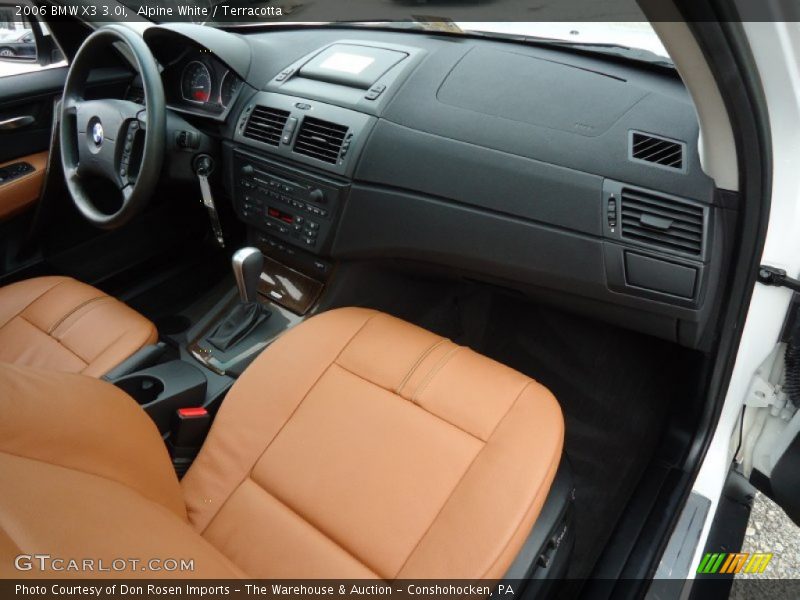 Alpine White / Terracotta 2006 BMW X3 3.0i
